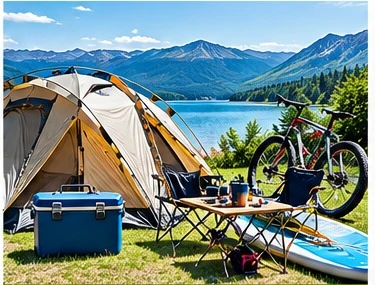 Camping and outdoor leisure equipment
